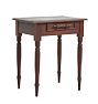Vintage Traditional Nightstand Single Drawer and Dark Finish