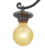Vintage Classical Revival Chandelier 5 Light Bare Bulb