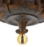 Vintage Classical Revival Chandelier Barebulb 5 Light