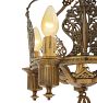 Vintage Colonial Revival Chandelier 5 Light Cast