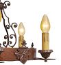 Vintage Colonial Revival Chandelier 5 Light Cast