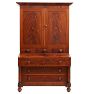 Vintage Traditional Butler's Cabinet in Mahogany