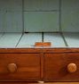 Vintage Traditional Cherry Wood Hutch