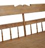 Vintage Traditional Long Bench with Spindle Backrest