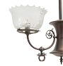 Vintage Victorian Chandelier 2 Arm Gas