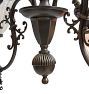 Vintage Victorian Chandelier 4 Arm Gas Electric