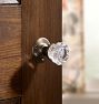 Tate Octagonal Crystal Knob Tube Latch Interior Door Set