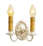 Vintage Victorian 2-Light Candle Sconce