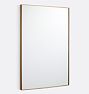 Open Box: Thin Metal Frame Mirror, 24"W x 36"H - Heritage Brass