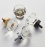Octagon Glass Cabinet Knob