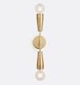 Altona Bare-Bulb Double Sconce