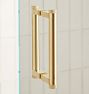 6" West Slope Shower Door Pull