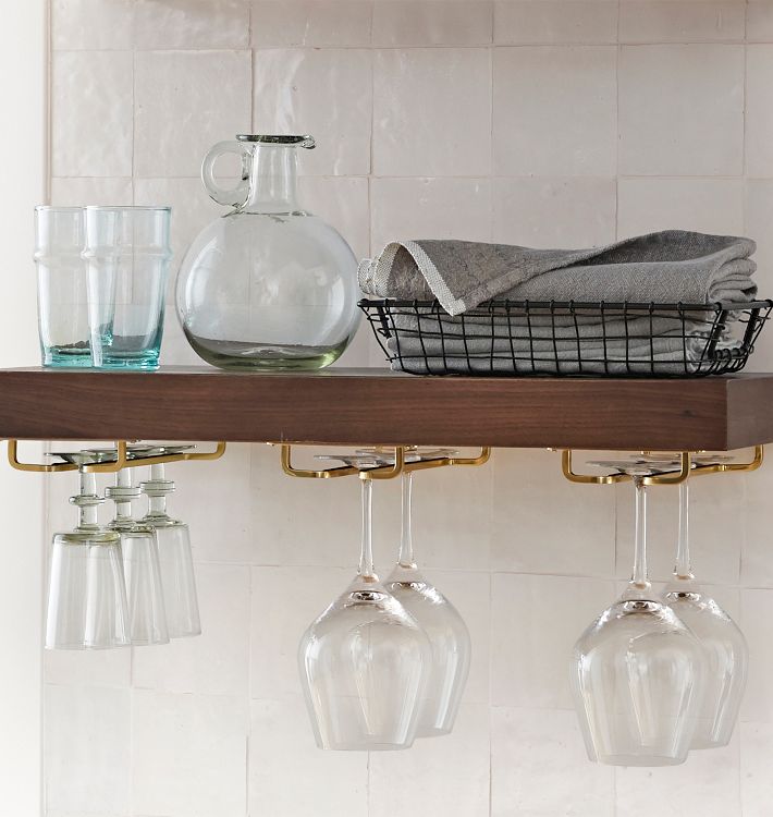 Under-Shelf Wine Glass Accessory | Rejuvenation