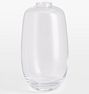 Audrey Tall Oval Glass Vase, Clear Glass