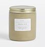 Settlewell Hand Poured 100% Soy Wax Candle in Reusable Concrete Jar, Coastal Palm