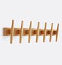Open Box: Shaw 7 Hook Rack, White Oak