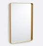 Open Box: Deep Frame Rectangular Mirror, Aged Brass - 24" x 36"