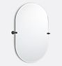 Trask Frameless Pill Pivot Mirror, 22" x 36" - Oil-Rubbed Bronze