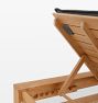 Polson Teak Outdoor Chaise