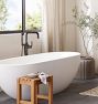 Descanso Floor Mounted Tub Filler With Handshower