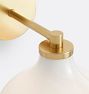 FOLK Abigail Soft Cone Glass Sconce