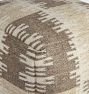 Patterned Wool Pouf