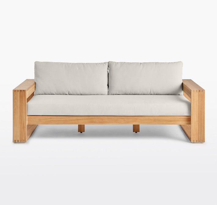 Polson Teak Outdoor Sofa | Rejuvenation