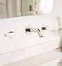 San Elijo Lever Handle Widespread Wall Mount Faucet
