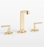 Bowman Widespread Bathroom Faucet - Aged Brass