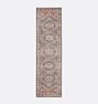 Open Box: Halena Indoor/Outdoor Hand-Knotted Rug, 2-1/2' x 9' - Rosewood & Gunmetal