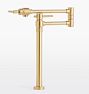 Blair Lever Handle Deck Mount Pot Filler - Aged Brass