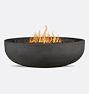 Dashiell 48" Round Concrete Natural Gas Fire Pit - Carbon