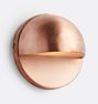 Laurie Surface Mount Deck Light, Raw Copper