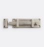 Gate Side Bolt, White Bronze