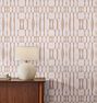Faux Grasscloth Geo Peel & Stick Tempaper Wallpaper, Swatch