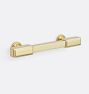 Holt Cabinet Drawer Pull, 4" - Aged Brass