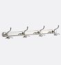 Coffman Hook Rack, Polished Nickel