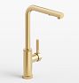 Sutton Pull Out Kitchen Faucet - Aged Brass