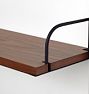 Open Box: Hart Modular Walnut Single Shelf, 24" - Oil-Rubbed Bronze - No Brackets