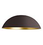 Metal Dome Shade, 18" Width, Matte Mulberry