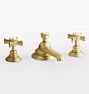 Faucet Rollins Basin Cross - Aged Brass