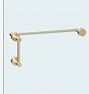 Waterhouse 6" Shower Door Pull and 18" Towel Bar - Aged Brass