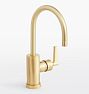 Blair Lever Handle Single Hole Bathroom Faucet - Aged Brass