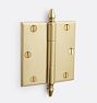 Lachlan 3-12" Door Hinge, Aged Brass