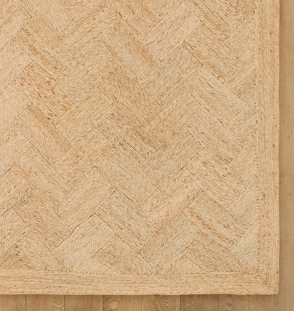 Diamond Handwoven Jute Rug by Rejuvenation