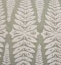 Fern Frond Embroidered Pillow Cover