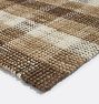 Plaid Jute Doormat
