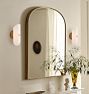 Arched Metal Framed Mirror