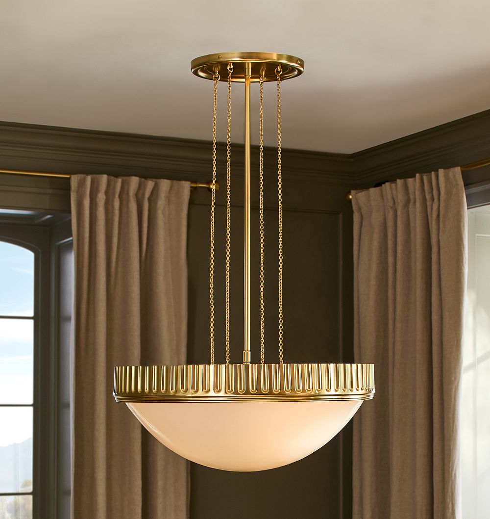 Rhea Pendant, 24" Width by Rejuvenation