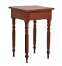 Vintage Sheraton Style Side Table in Cherry with Cosmetic Crack